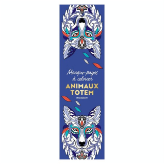 Marque-pages à colorier Animaux totem - Marabout - Rougier et Plé