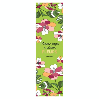 Marque-pages à colorier Fleurs - Marabout - Rougier et Plé
