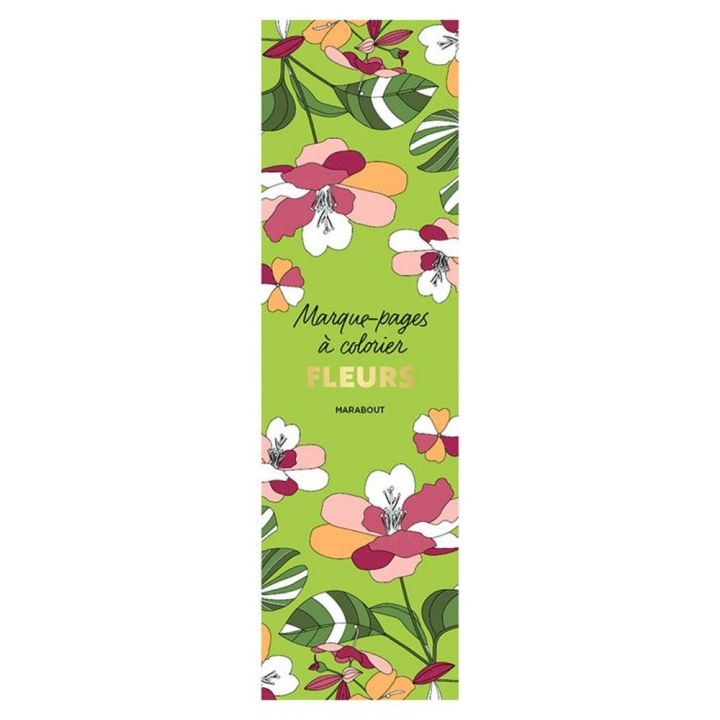 Marque-pages à colorier Fleurs - Marabout - Rougier et Plé