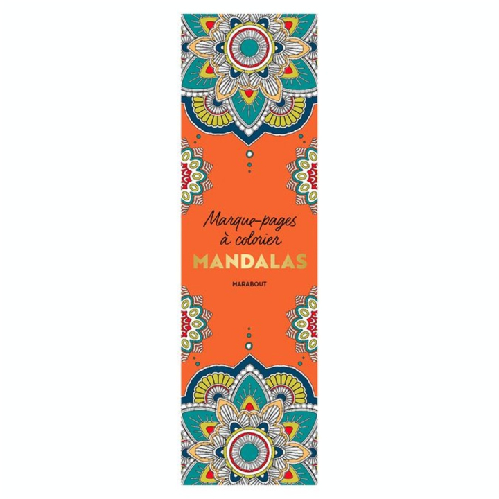 Marque-pages à colorier Mandalas - Marabout - Rougier et Plé