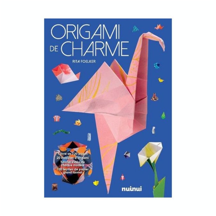 Coffret Origami de charme : livre + modèles + papiers - Nuinui - Rougier et Plé