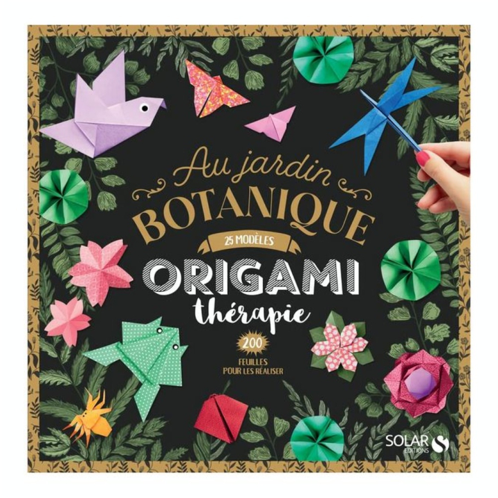 Coffret Origami thérapie - Au jardin Botanique - Solar - Rougier et Plé