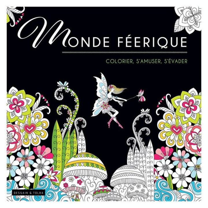 Black coloriage Monde féérique - Hachette - Rougier et Plé