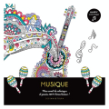 Carnet Happy coloriage Musique - Hachette - Rougier et Plé