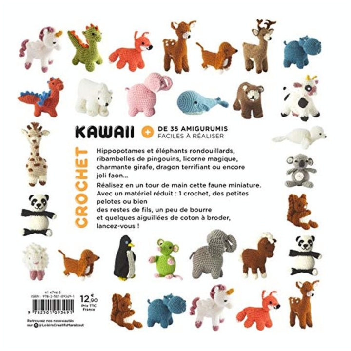 Livre Crochet Kawaii - 35 amigurumi faciles - Hachette - Rougier et Plé