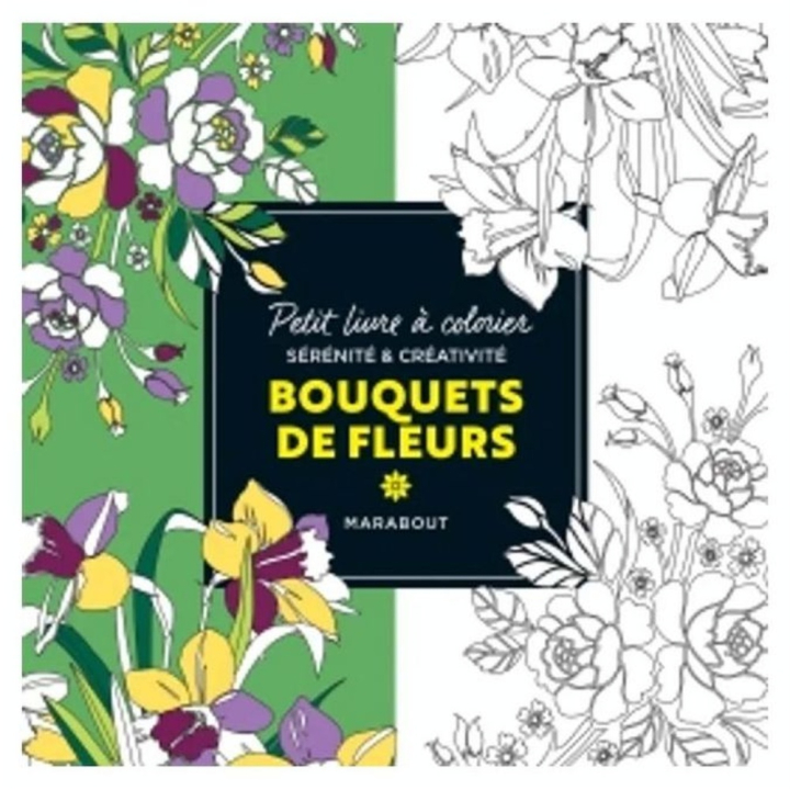 Petit livre à colorier Bouquet de fleurs - Marabout - Rougier et Plé