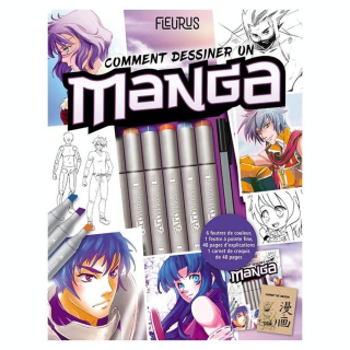 Coffret Comment Dessiner un Manga - Fleurus - Rougier et Plé