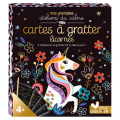 Kit Cartes à gratter Licornes - Deux Coqs d’or - Rougier et Plé