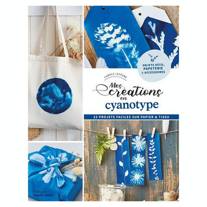 Livre Mes créations en cyanotype - Marie-Claire - Rougier et Plé