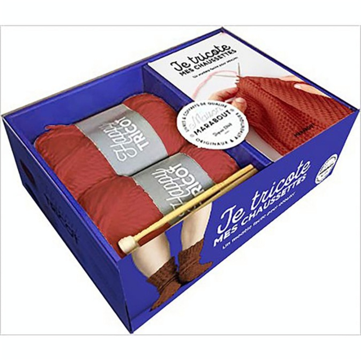 Coffret Je tricote mes chaussettes - Marabout - Rougier et Plé