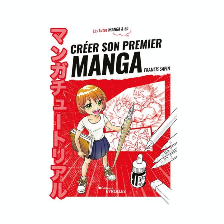 Livre Créer son premier manga - Eyrolles - Rougier et Plé