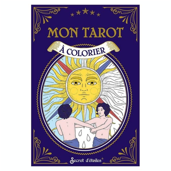 Livre Mon tarot à colorier - Secret d'étoiles - Rougier et Plé