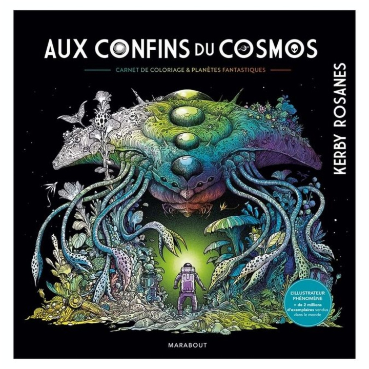 Carnet de coloriage Aux confins du Cosmos - Marabout - Rougier et Plé