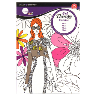 Livre Art therapy Fashion A5 - Daler Rowney - Rougier et Plé