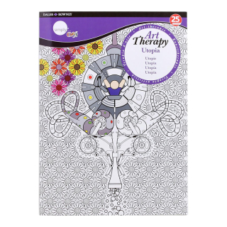 Livre Art therapy Utopie A4 - Daler Rowney - Rougier et Plé