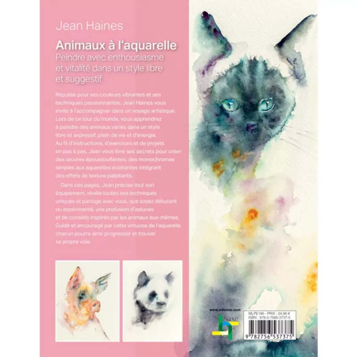 Livre Animaux à l'aquarelle - Editions de Saxe - Rougier et Plé