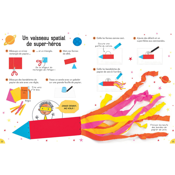 Livre d'activités pour les petits Les super-héros - Usborne - Rougier et Plé