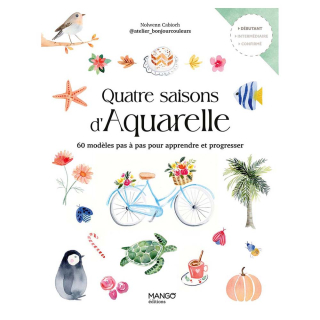Livre Quatre saisons d'aquarelle - Mango - Rougier et Plé
