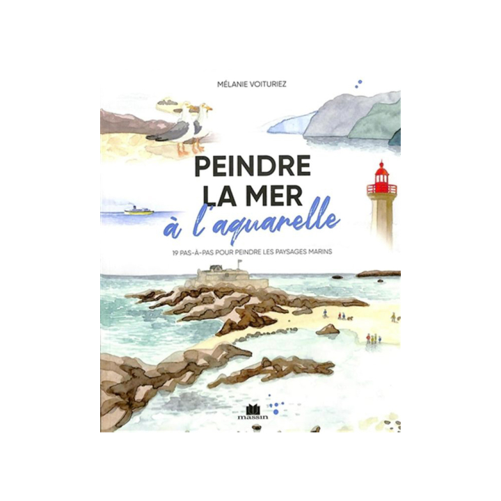 Livre Peindre la mer à l'aquarelle - Marie Claire - Rougier et Plé