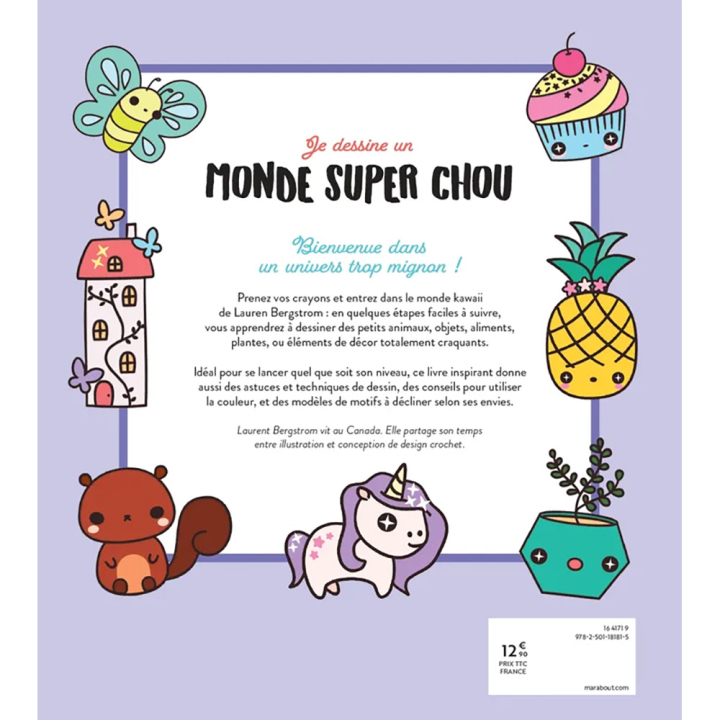 Livre Je dessine un monde super chou - Marabout - Rougier et Plé