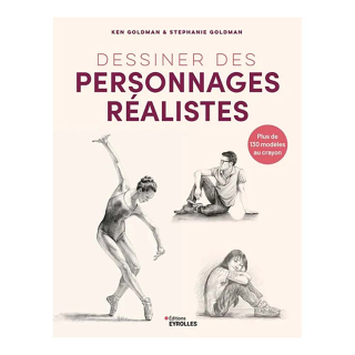 Livre de dessin - Dessiner des personnages réalistes - Eyrolles - Rougier et Plé