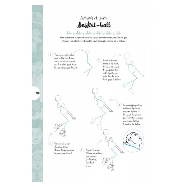 Livre 10 étapes pour dessiner le corps en mouvement - Éditions Vigot - Rougier et Plé