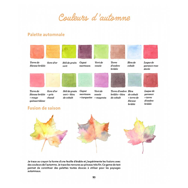 Livre Paysages enchantés à l'aquarelle - Éditions Vigot - Rougier et Plé