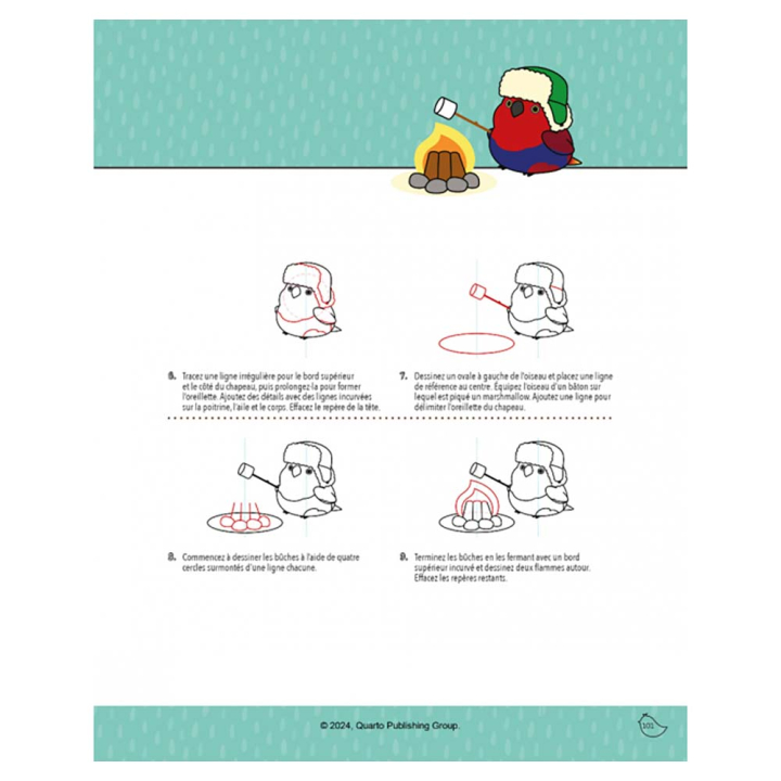 Livre Dessiner des oiseaux kawaii - Éditions Vigot - Rougier et Plé
