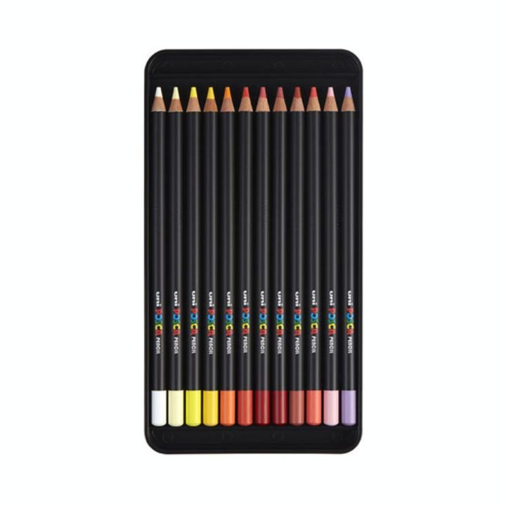 Crayon de couleur à la Cire & Huile Coffret 36 couleurs - Posca - Rougier et Plé