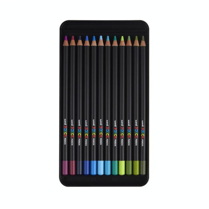 Crayon de couleur à la Cire & Huile Coffret 36 couleurs - Posca - Rougier et Plé