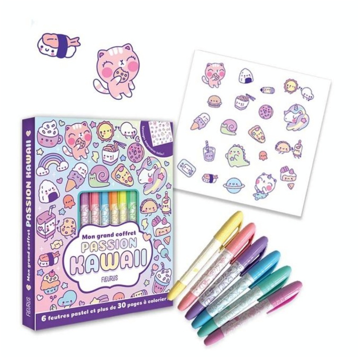 Mon Grand coffret Passion Kawaii - Fleurus - Rougier et Plé