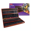 Crayons de couleur Studio Coffret bois 72 pcs - Derwent - Rougier et Plé