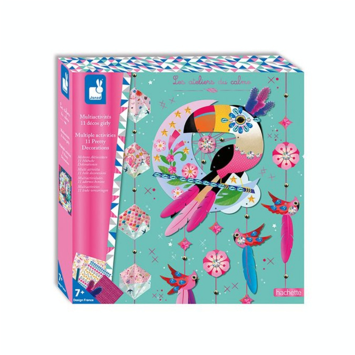Kit créatif Multi activité Décos Girly - Janod - Rougier et Plé