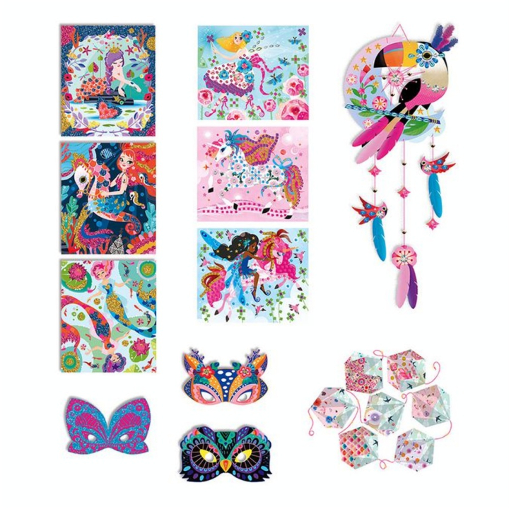 Kit créatif Multi activité Décos Girly - Janod - Rougier et Plé