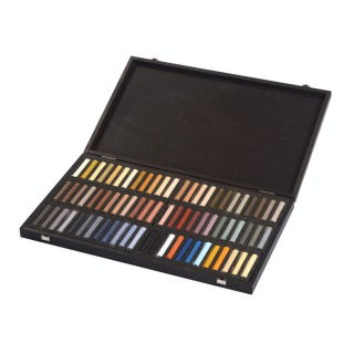 Pastels secs 72 pièces Coffret Bois Animaux - BLOCKX - Rougier et Plé