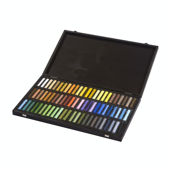 Pastels secs 72 pièces Coffret Bois Ciel et Saisons - BLOCKX - Rougier et Plé