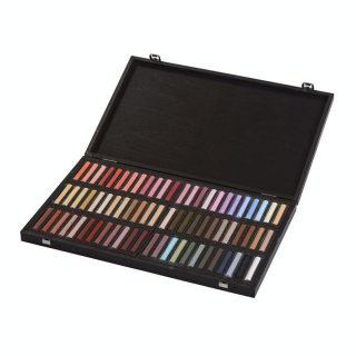 Pastels secs 72 pièces Coffret Bois Portrait - BLOCKX - Rougier et Plé