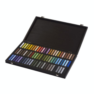 Pastels secs 72 pièces Coffret Bois Paysage - BLOCKX - Rougier et Plé