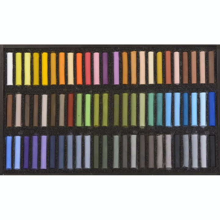 Pastels secs 72 pièces Coffret Bois Paysage - BLOCKX - Rougier et Plé