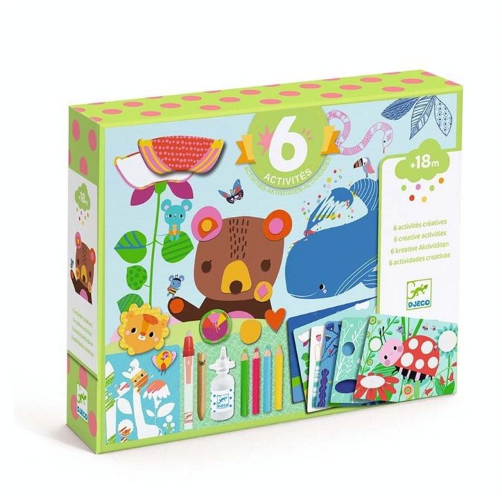 Coffret 6 Activités créatives La souris et ses amis - Djeco - Rougier et Plé