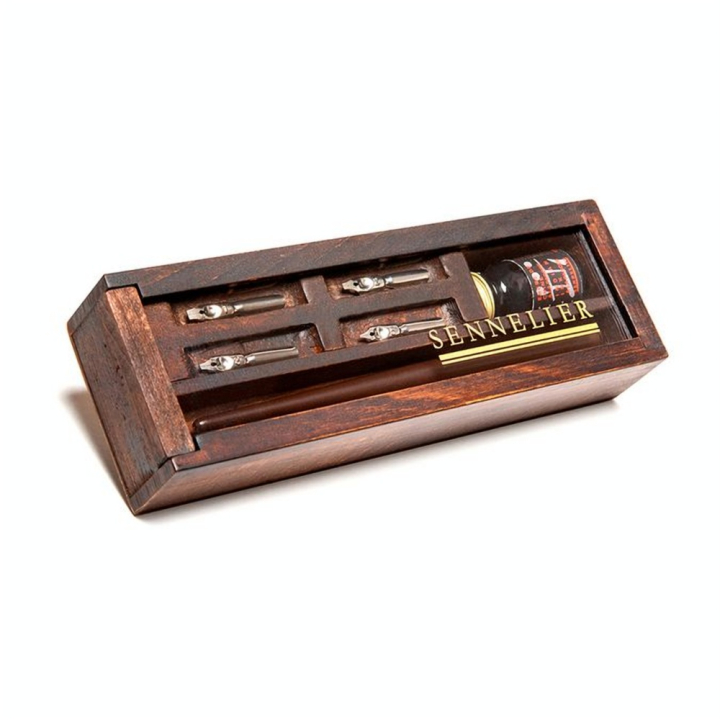 Coffret Calligraphie Encre de Chine 10 ml et Accessoires - Sennelier - Rougier et Plé