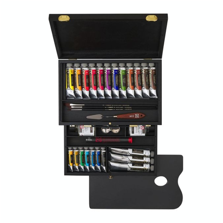Peinture à l'huile Extra-fine Coffret bois Luxury - Rembrandt - Rougier et Plé