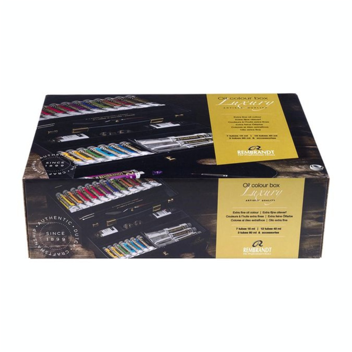 Peinture à l'huile Extra-fine Coffret bois Luxury - Rembrandt - Rougier et Plé