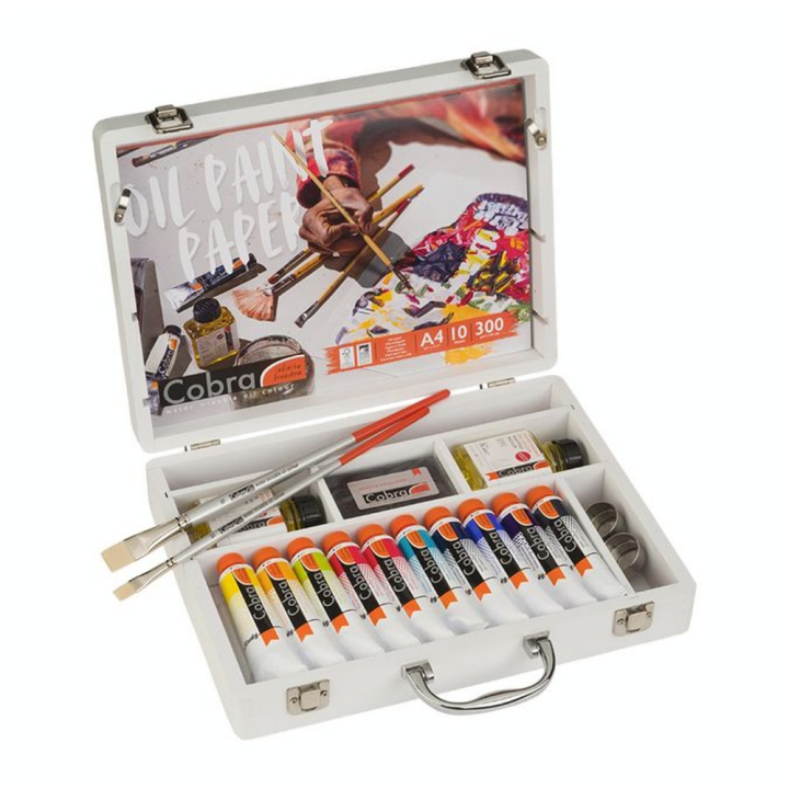 Coffret Peinture à l'huile Study Basic 10 x 40 ml - Cobra - Rougier et Plé