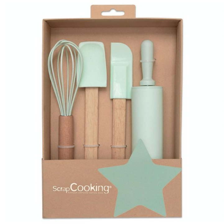 Coffret 4 ustensiles pâtisserie - ScrapCooking - Rougier et Plé