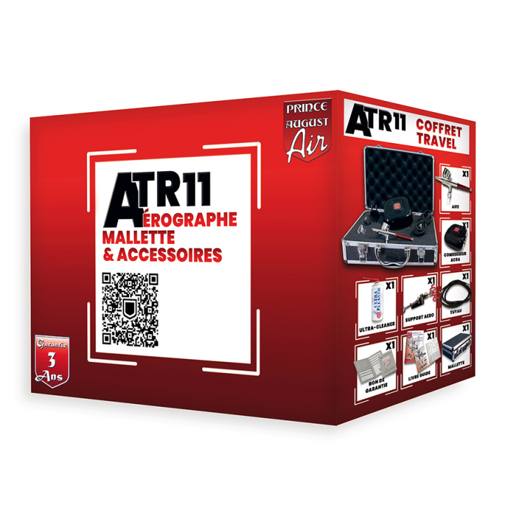 Coffret Travel Aérographe A011 - Prince August - Rougier et Plé