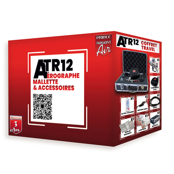 Coffret Travel Aérographe A112 - Prince August - Rougier et Plé