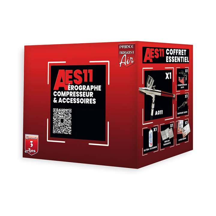 Coffret Essentiel Aérographe A011 - Prince August - Rougier et Plé