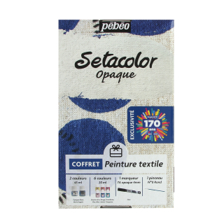 Peinture Textile Coffret Setacolor Opaque Exclusivité 170 ans - Pébéo - Rougier et Plé