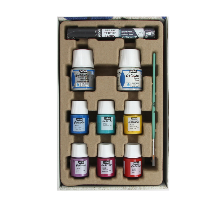Peinture Textile Coffret Setacolor Opaque Exclusivité 170 ans - Pébéo - Rougier et Plé